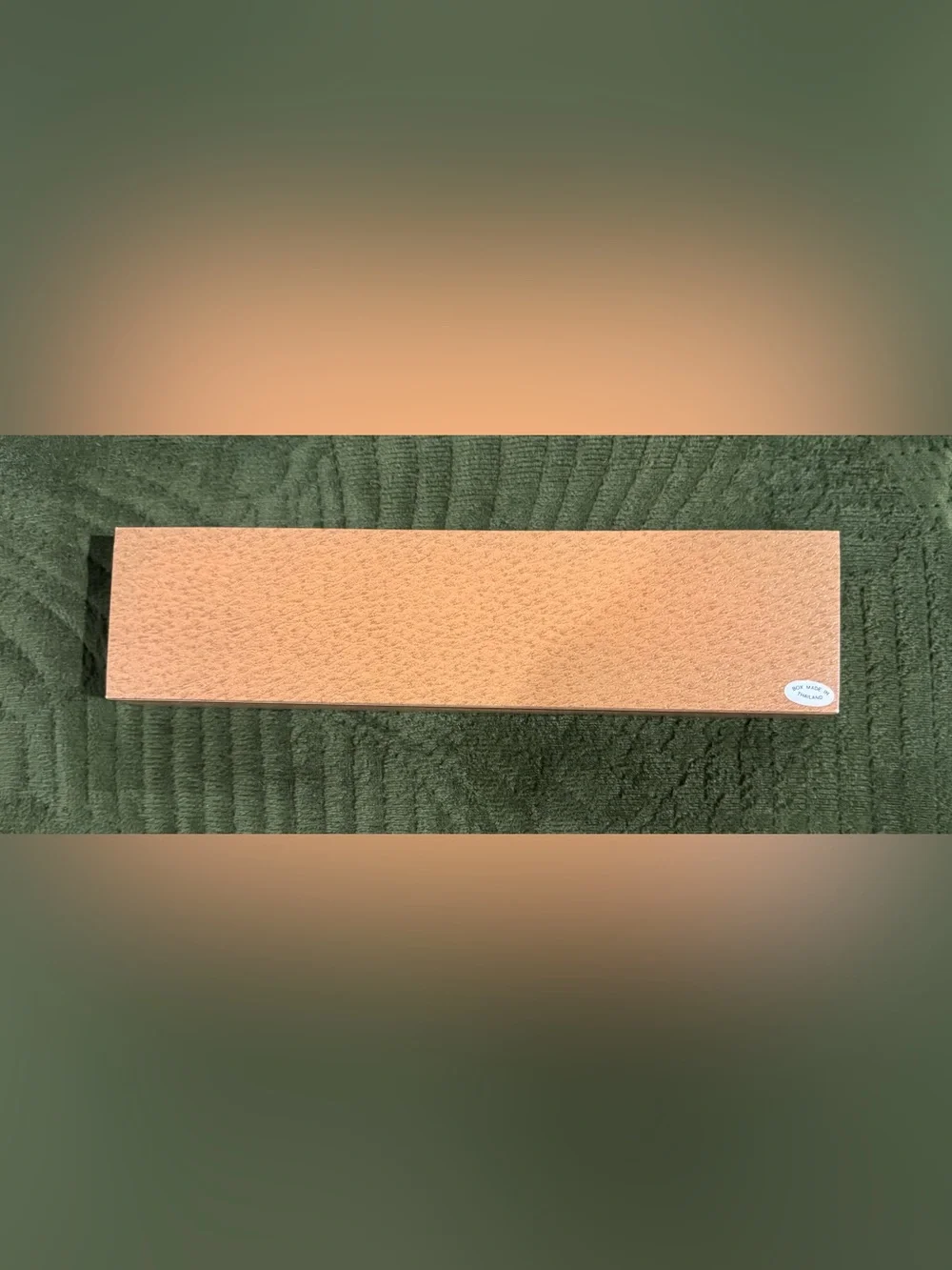 Empty Vintage Gucci Watch Bracelet Presentation Box/Case, Brown Textured w Logo